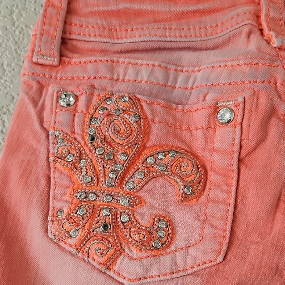 Miss Me Pink Embellished Kids Jeans - Picture 7 of 8